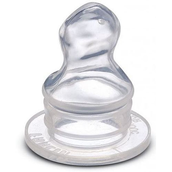 Baby Farlin Schnuller silikonförmige Milch (M) für Babys von 6-12 Monaten