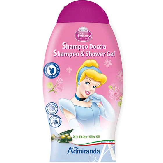 Disney Princess - Cinderella 2in1 Duschgel und Haarshampoo für Kinder 250 ml