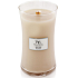 WoodWick White Honey Duftkerze mit Holzdocht und Deckelglas groß 609,5 g