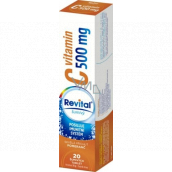 Revital Vitamin C Orange Nahrungsergänzungsmittel für normale Immunfunktion 500 mg 20 Brausetabletten