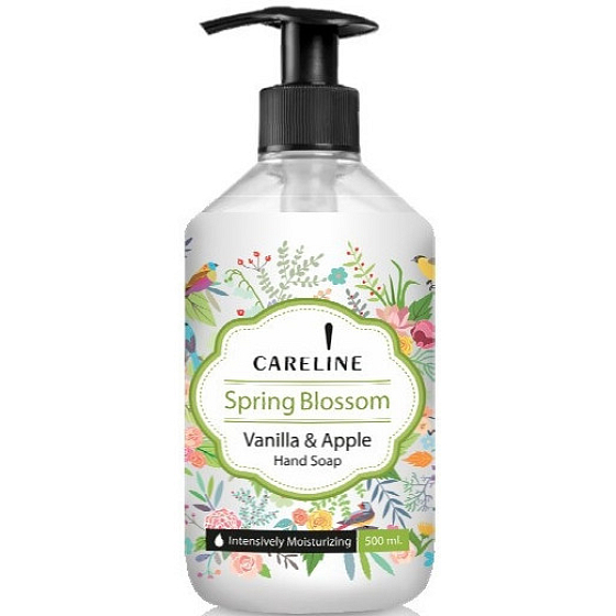 Careline Spring Blossom - Frühlingsblume flüssige Handseife 500 ml Spender