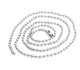 Kette silber, mittlere Breite 60 cm