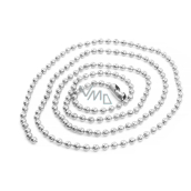 Kette silber, mittlere Breite 60 cm