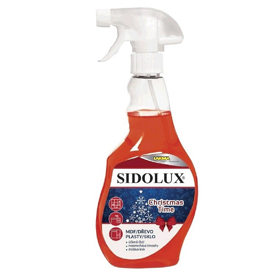 Sidolux Christmas Time Allzweckreiniger für den täglichen Schmutz auf allen abwaschbaren Oberflächen 500 ml Spray