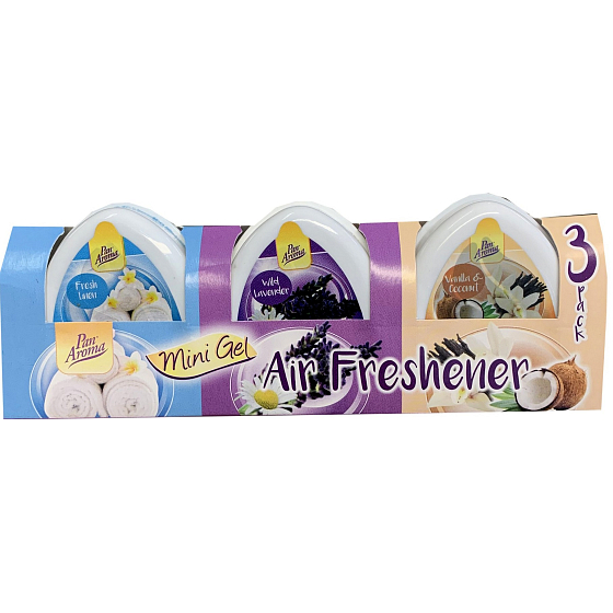 Pan Aroma Mini Wannenerfrischungsgel 3 x 60 g