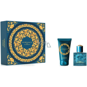 Versace Eros pour Homme Eau de Toilette 30 ml + Duschgel 50 ml, Geschenkset für Männer