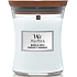 WoodWick Magnolia Birch - Magnolie und Birke Duftkerze mit Holzdocht und Deckel Glas mittel 275 g