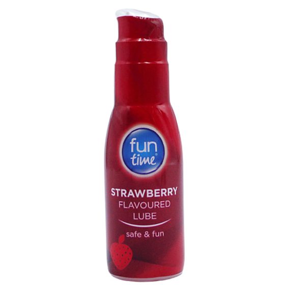 Play Time Gleitgel mit Erdbeergeschmack auf Wasserbasis 75 ml