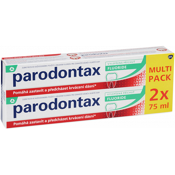 Parodontax Fluorid-Zahnpasta 2 x 75 ml, Duopack