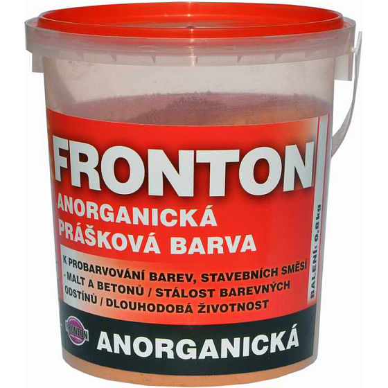 Fronton Pulverfarbe für Baugemische Mörtel und Beton, 0731 ziegelrot, 800 g