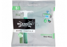 Wilkinson Extra Essential Sensitive 2 Einwegrasierer 2 Klingen für Männer 5 Stück