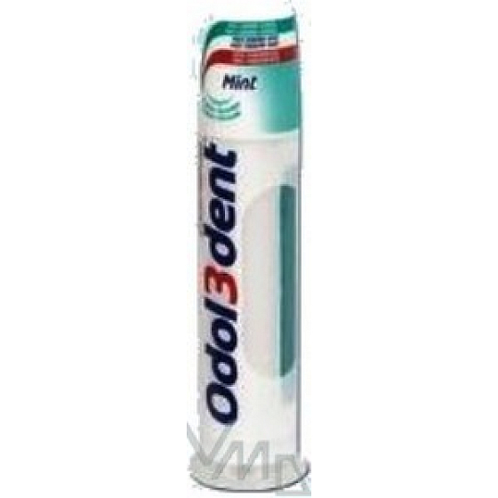 Odol3dent Mint mit einer milden Zahnpastapumpe mit Mentholgeschmack 100 ml
