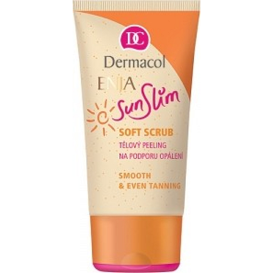Dermacol Enja SunSlim Soft Scrub Körperpeeling zur Unterstützung der Bräune 150 ml