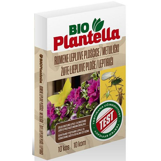 Plantella Bio Leimtafeln gelb klein 5 Stück