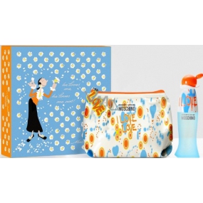 Moschino I Love Love EdT 50 ml Eau de Toilette + Kulturbeutel, Geschenkset