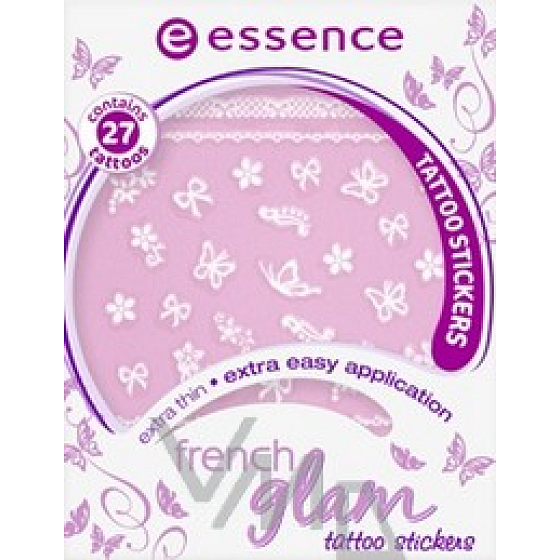 Essence Nail Art Französische Glam Tattoo Aufkleber Tattoo Nagel Aufkleber 01 27 Stück