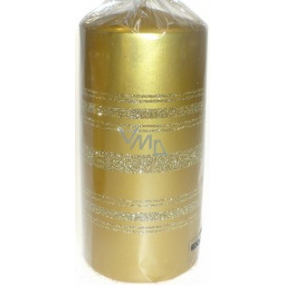 Lima Glittering Line Kerze Goldzylinder 60 x 120 mm 1 Stück