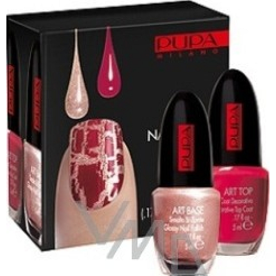 Pupa Nail Art Kit Safari Nagelset Farbton 23 Coral Rose 2 x 5 ml