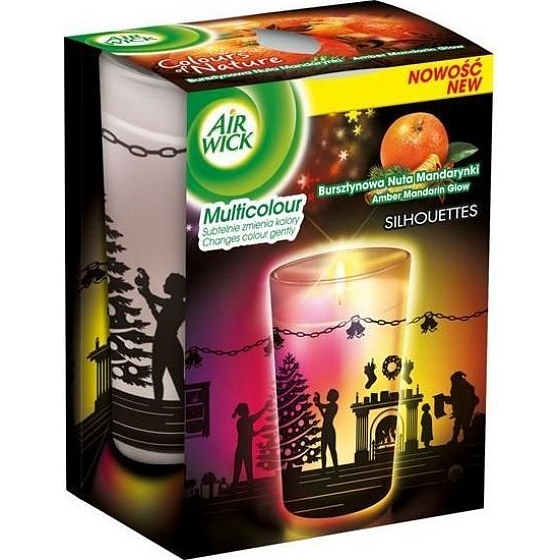 Air Wick ändert die Farbe sanft Amber Mandarin Glow Duftkerze in Glas 152 g