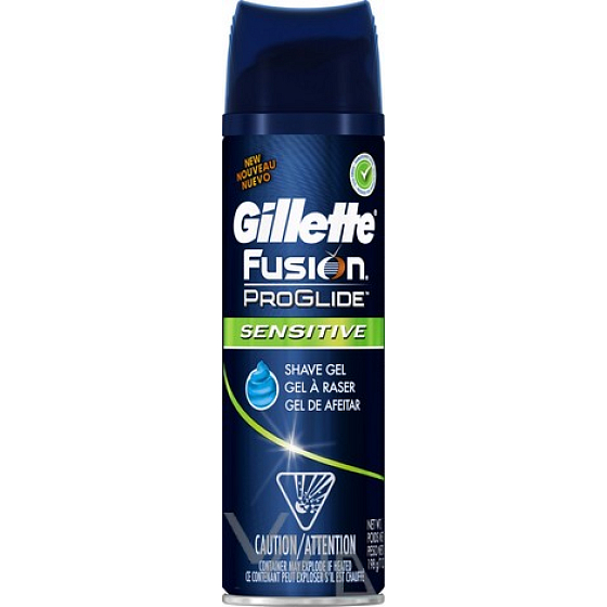 Gillette Fusion ProGlide Sensitive Rasiergel für empfindliche Haut für Männer 200 ml