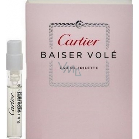 Cartier Baiser Volé Eau de Toilette für Frauen 1,5 ml mit Spray, Fläschchen