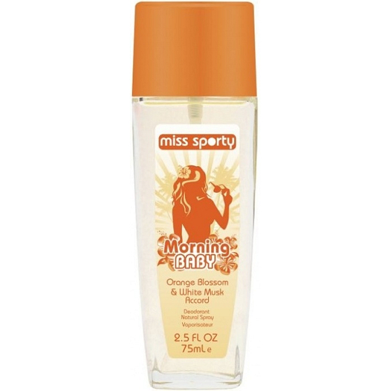 Miss Sports Love 2 Love Morning Baby parfümiertes Deodorantglas für Frauen 75 ml