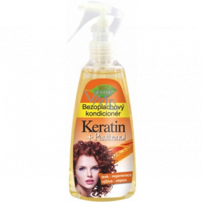 Bione Cosmetics Panthenol & Keratin Spülung ohne Spülung für alle Haartypen 260 ml