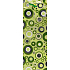 Nekupto Geschenkpapierflaschentasche 33 x 10 x 9 cm Hellgrüne Kreise 1 Stück 055 50