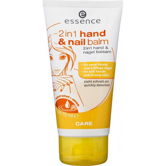 Essence 2in1 Hand & Nagelbalsam Hand- und Nagelcreme 75 ml