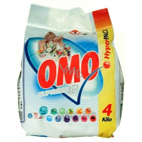 Omo Supreme 12 Waschpulver, weiße Wäsche 40 Dosen 4 kg