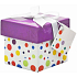 Angel Folding Geschenkbox mit Band Tupfen 7 x 7 x 7 cm