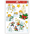 Fensterfolie ohne Kleber traditionelle Motive Kerze 37 x 26 cm