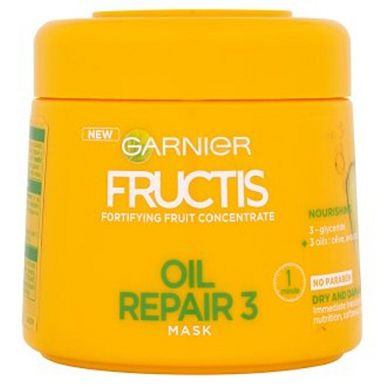 Garnier Fructis Oil Repair 3 Stärkungsmaske für trockenes Haar 300 ml