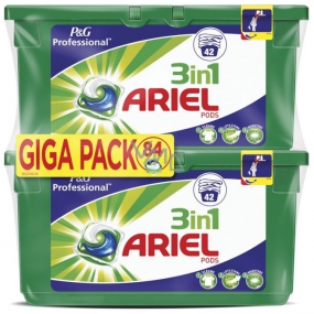 Ariel 3in1 Regular Gel Waschkapseln 84 Stück 2 x 1255,8 g