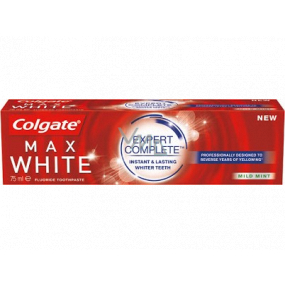 Colgate Max White Expert Komplette Zahnpasta mit milder Minze 75 ml