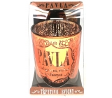 Albi Glitzernder Kerzenhalter aus Glas für PAVLA Teekerze, 7 cm
