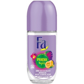 Fa Brazilian Vibes Ipanema Nights Ball Antitranspirant Deodorant Roll-On für Frauen 50 ml