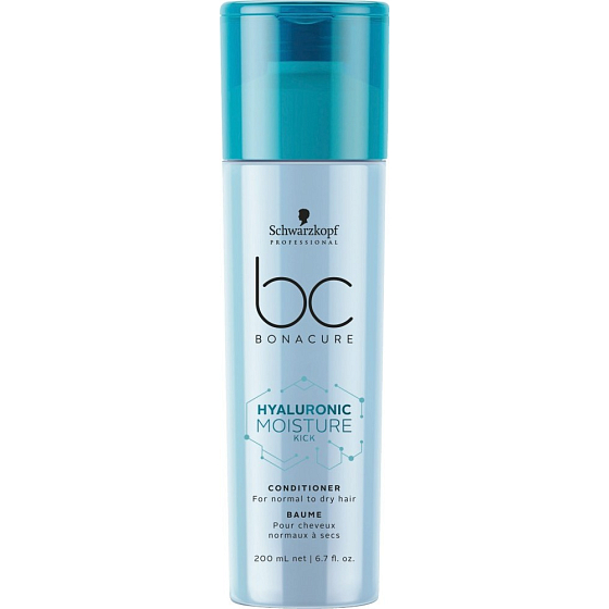 Schwarzkopf Professional BC Bonacure Hyaluronic Moisture Kick feuchtigkeitsspendender Conditioner für normales und trockenes Haar 200 ml