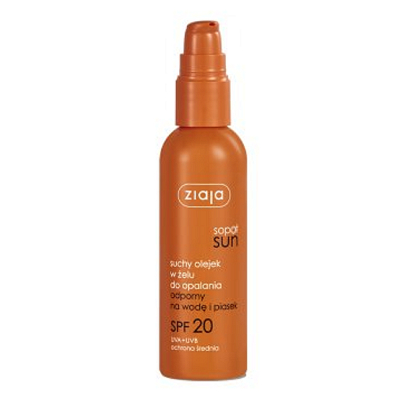 Ziaja Sopot Sun SPF 20 UVA+UVB Trockenöl zum Sonnen in Gel-Spray 90 ml