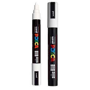 Posca Universal-Acrylmarker 1,8 - 2,5 mm Weiß PC-5M