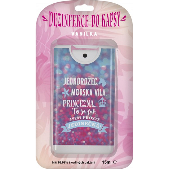 Albi Pocket Desinfektion mit dem Duft von Vanille Einhorn 15 ml