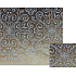 Nekupto Geschenkpapier 70 x 150 cm Gold mit weißen Ornamenten