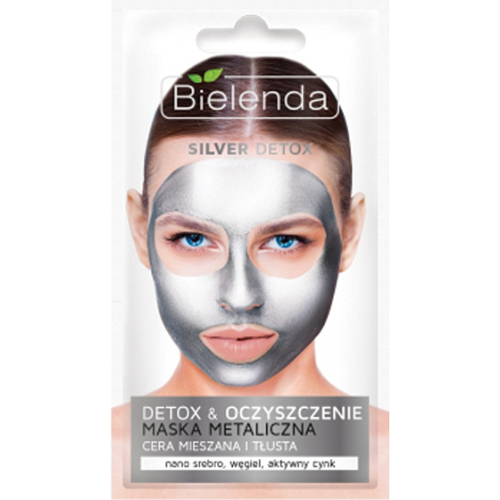 Bielenda Silver Detox Maske für Mischhaut und fettige Haut 8 g