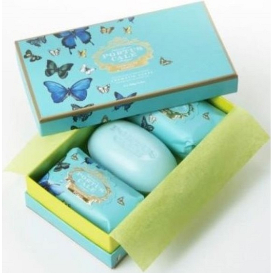 Castelbel Butterfly - Zitrus-, Geißblatt- und Magnolien-Toilettenseife 3 x 150 g, Kosmetikset für Damen
