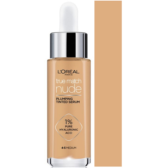 Loreal Paris True Match Nude Serum zur Vereinheitlichung des Hauttons 4-5 Medium 30 ml