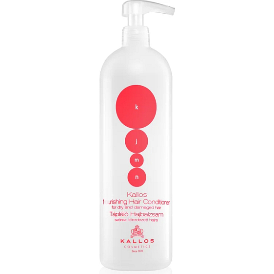 Kallos KJMN Nourishing Conditioner für trockenes und strapaziertes Haar 500 ml Pumpe