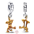 Sterling Silber 925 Disney Winnie the Pooh - Tigger, Armband Anhänger