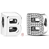 Charme Sterling Silber 925 Alphabet Buchstabe B, Perle für Armband