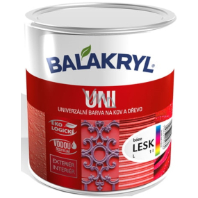 Balakryl Uni Gloss 0101 Pastellgrauer Universallack für Metall und Holz 700 g
