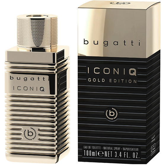 Bugatti Iconiq Gold Eau de Toilette für Männer 100 ml